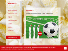 Tablet Screenshot of haase-food.com